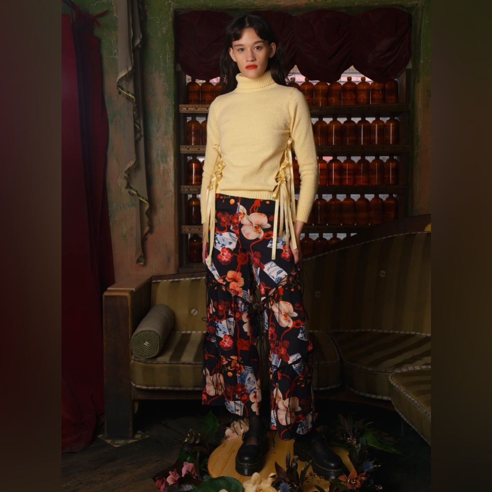 Allina Liu - Runway Twigs Pants